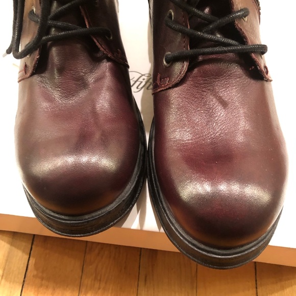 Leather Military Boots Sz 7.5 - Picture 3 of 16